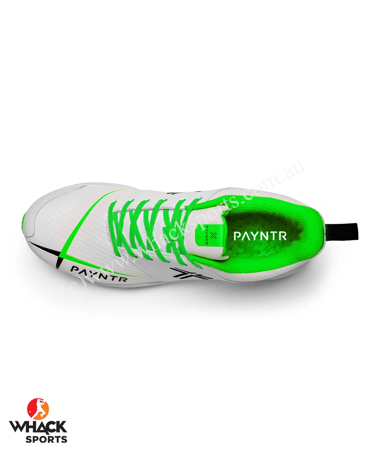 Payntr V Cricket Shoes - Steel Spikes - Green