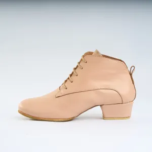 Peach Latte Leather - Handmade Tango Trainers - Tita 9602