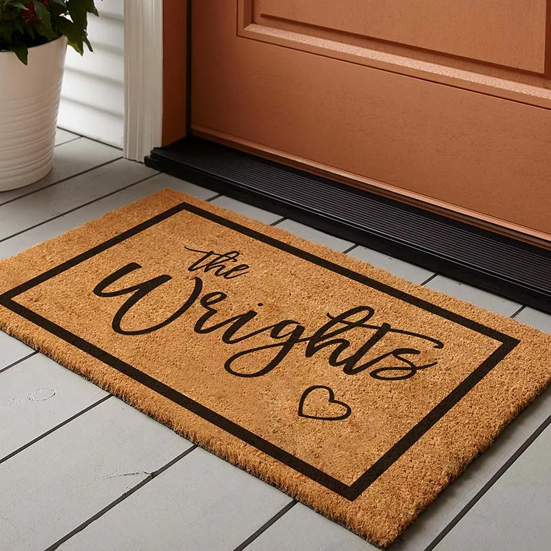 Personalized Door Mat, Family Name Door Mat