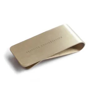 Practice Conservation Money Clip