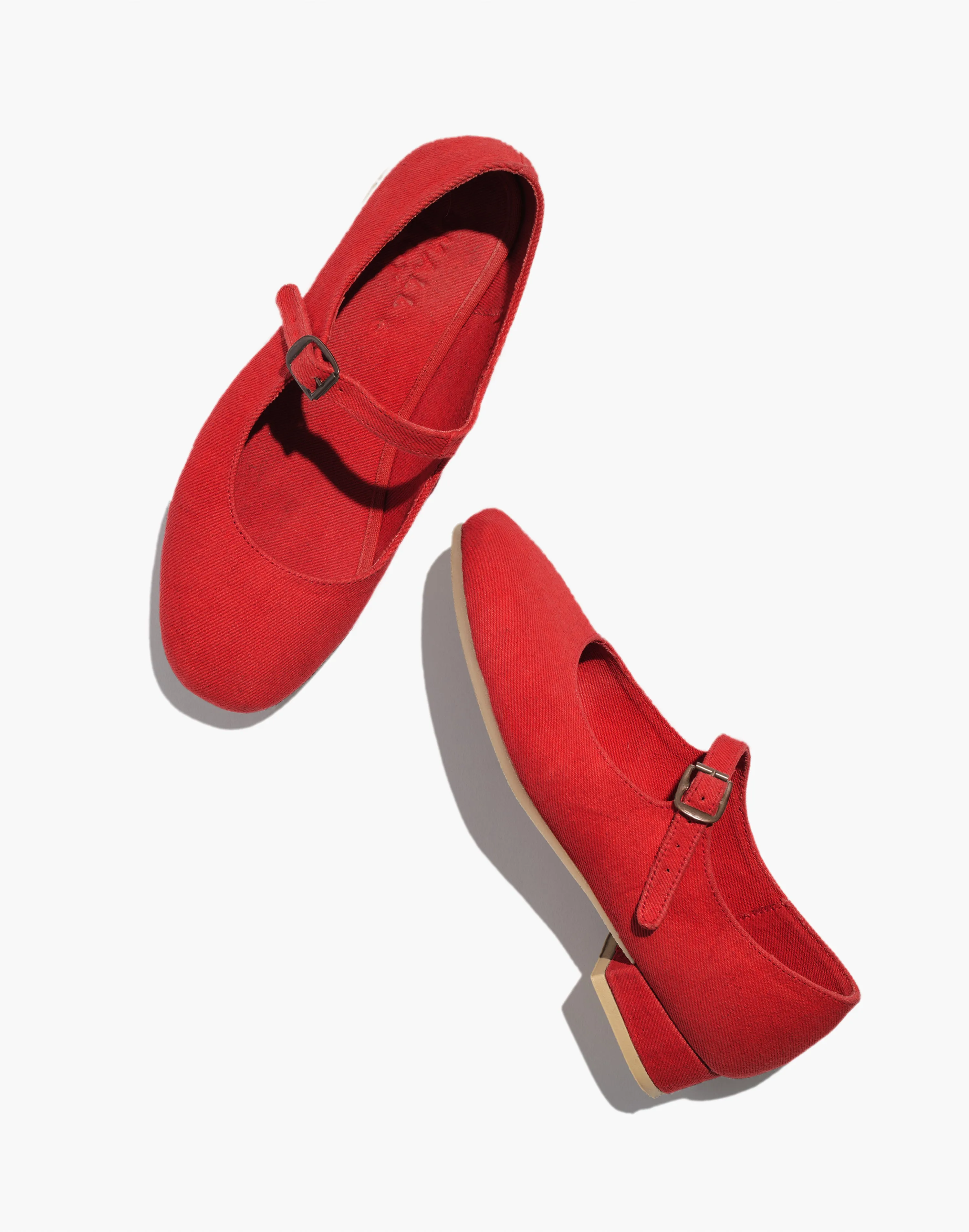 Red | Heeled Mary Jane | Flaw | Size 9