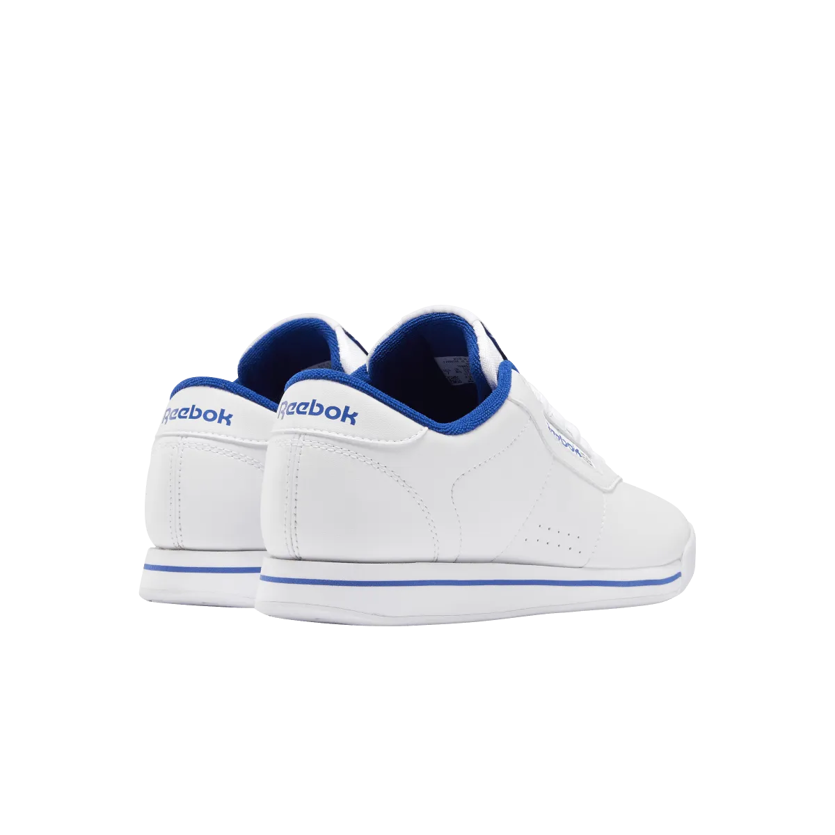 REEBOK FV5294 PRINCESS WMN'S (Medium) White/White/Collegiate Royal Synthetic/Leather Lifestyle Shoes