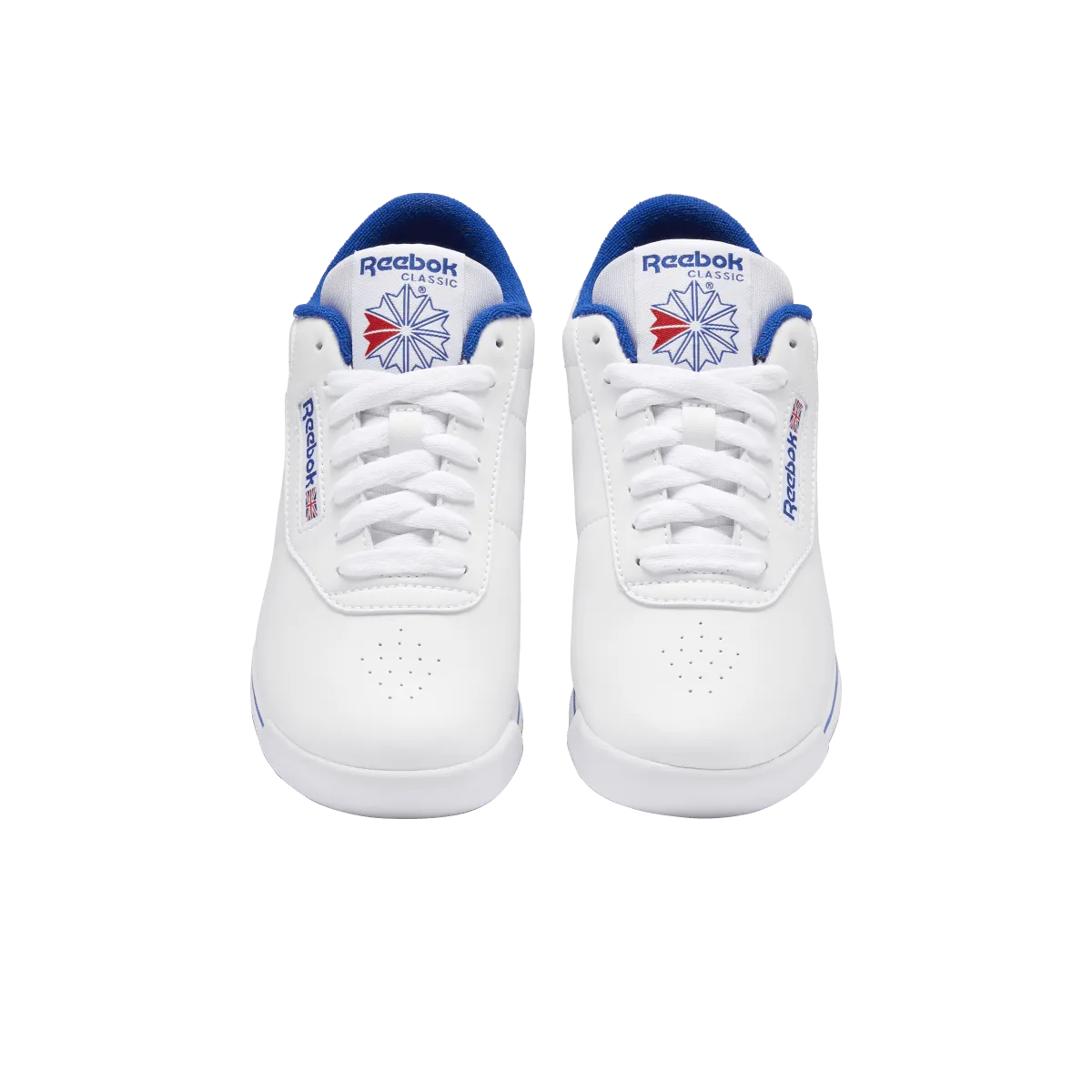 REEBOK FV5294 PRINCESS WMN'S (Medium) White/White/Collegiate Royal Synthetic/Leather Lifestyle Shoes