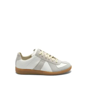 Replica Leather Sneakers in White