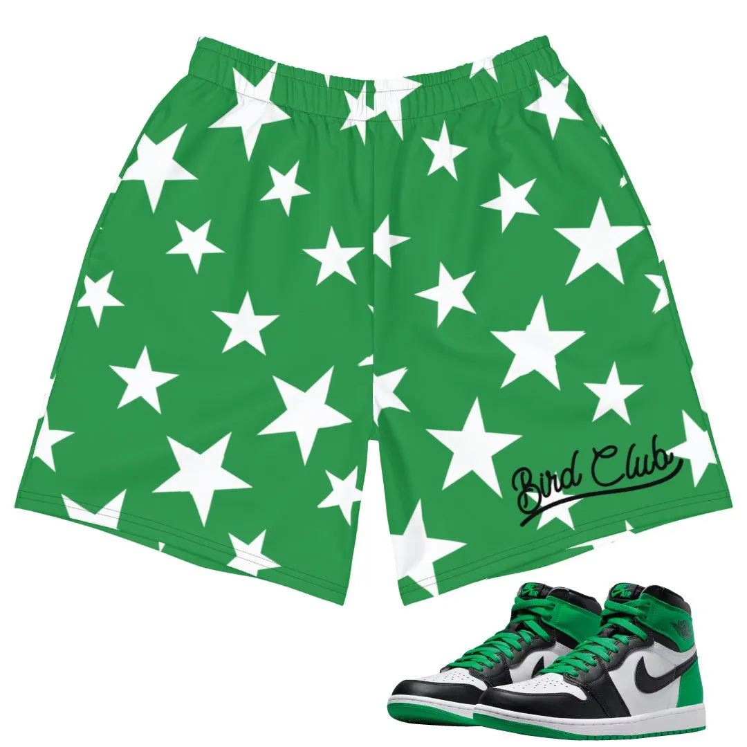 Retro 1 Lucky Green Star Shorts