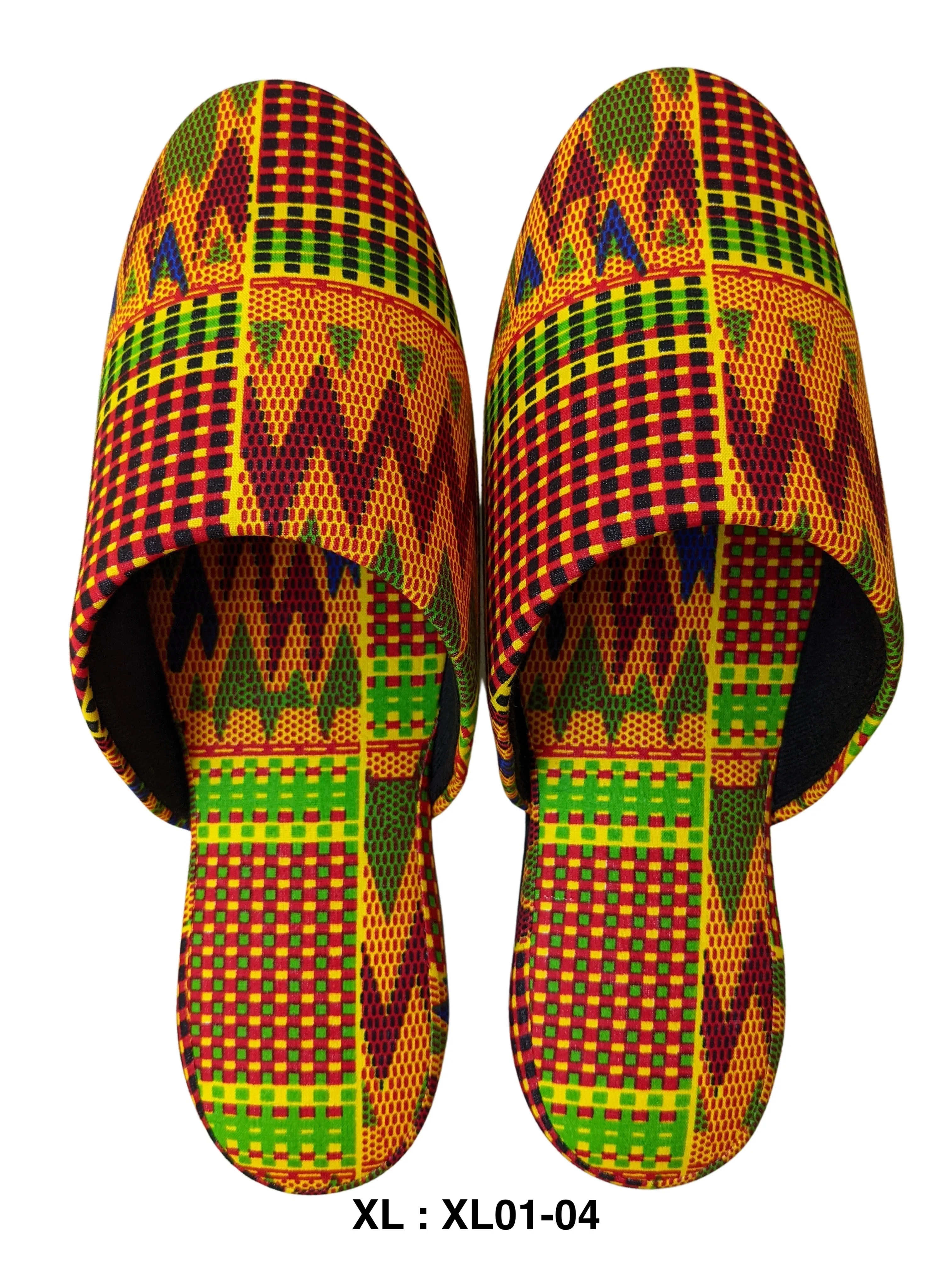 SALE XL Batik Mix Print Allover Slippers 2021AW-XL01 [Size: XL] XL01