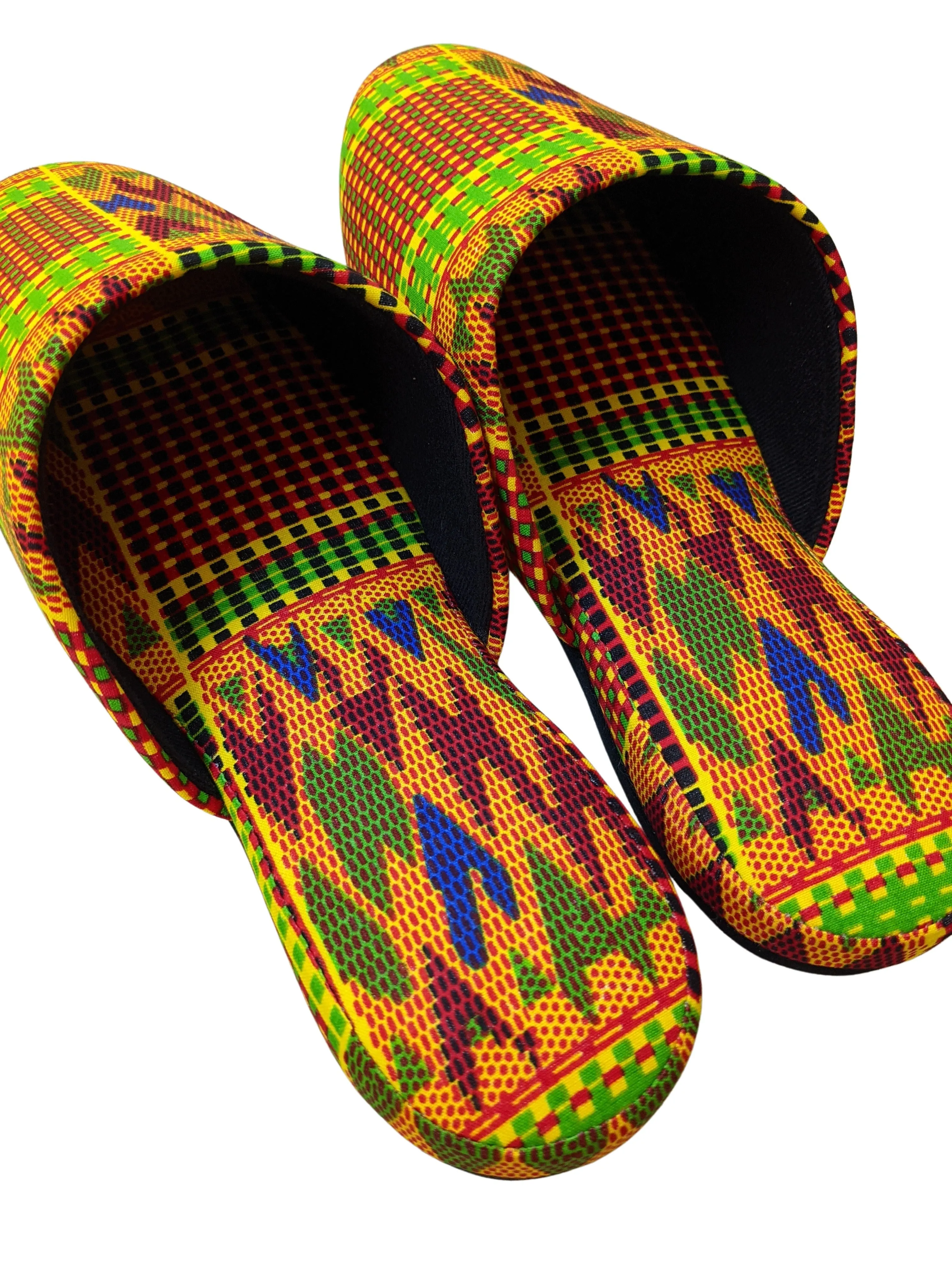 SALE XL Batik Mix Print Allover Slippers 2021AW-XL01 [Size: XL] XL01