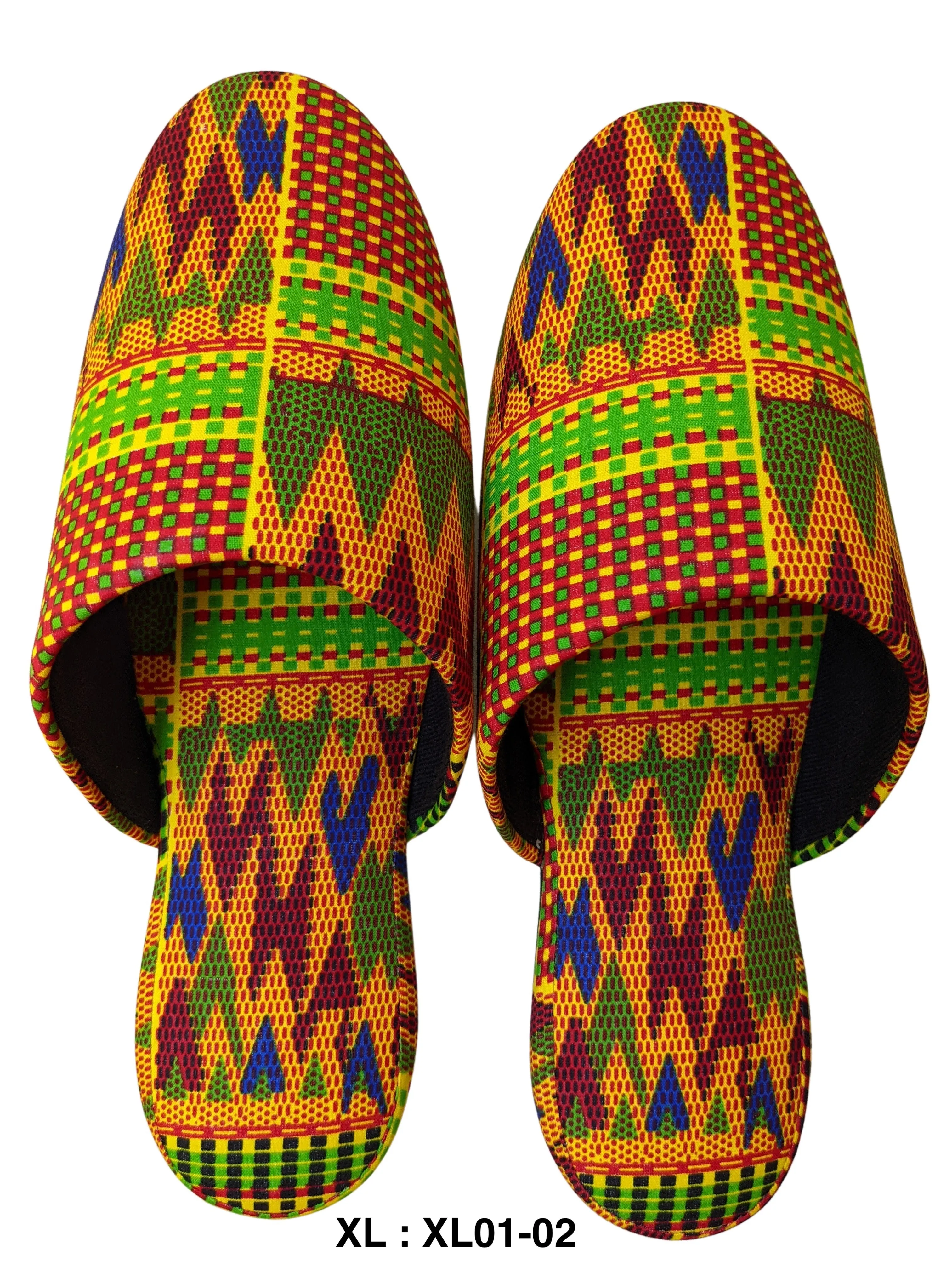 SALE XL Batik Mix Print Allover Slippers 2021AW-XL01 [Size: XL] XL01