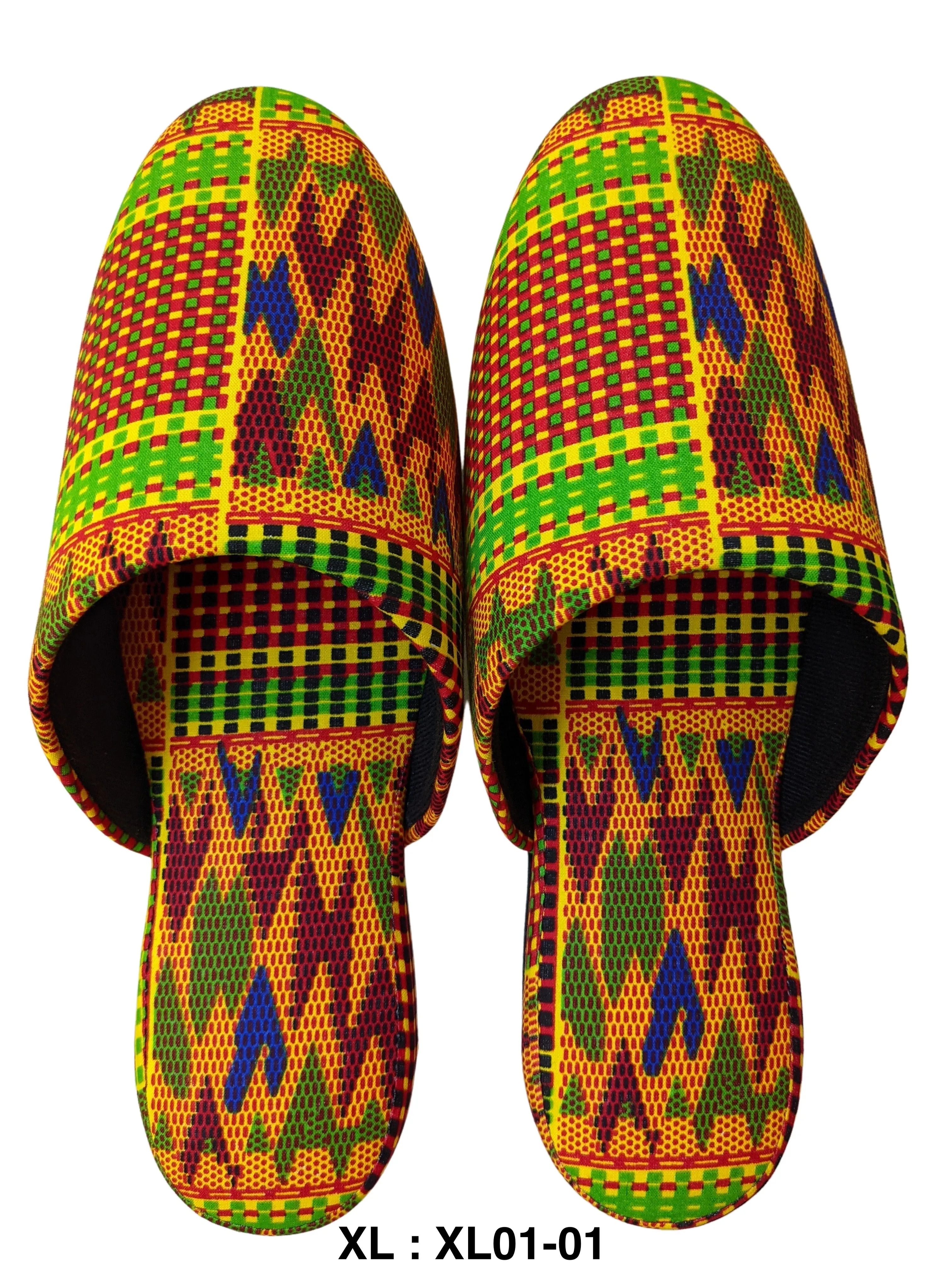 SALE XL Batik Mix Print Allover Slippers 2021AW-XL01 [Size: XL] XL01