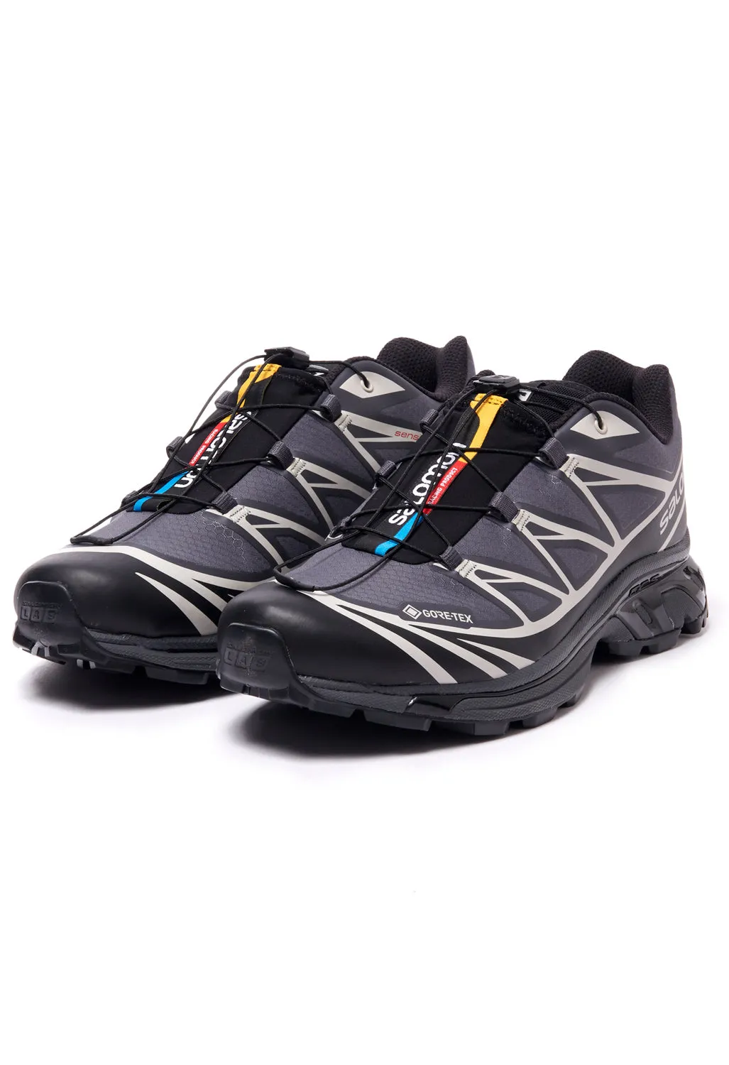 Salomon XT-6 GORE-TEX Shoes - Black/Ebony/Lunar Rock