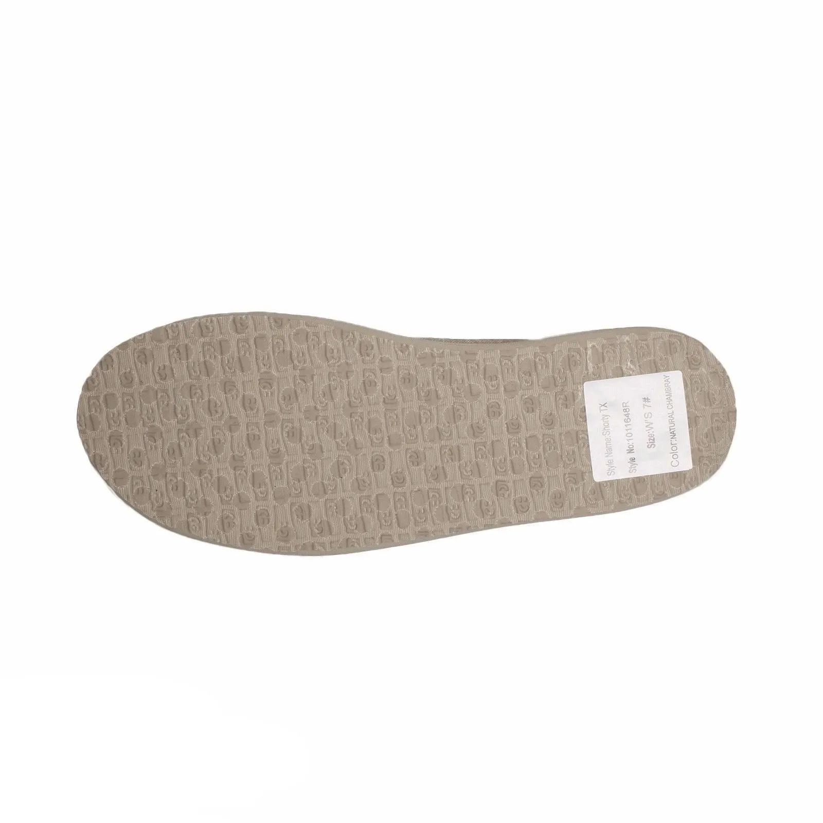 Sanuk Shorty TX Natural Chambray Shoes