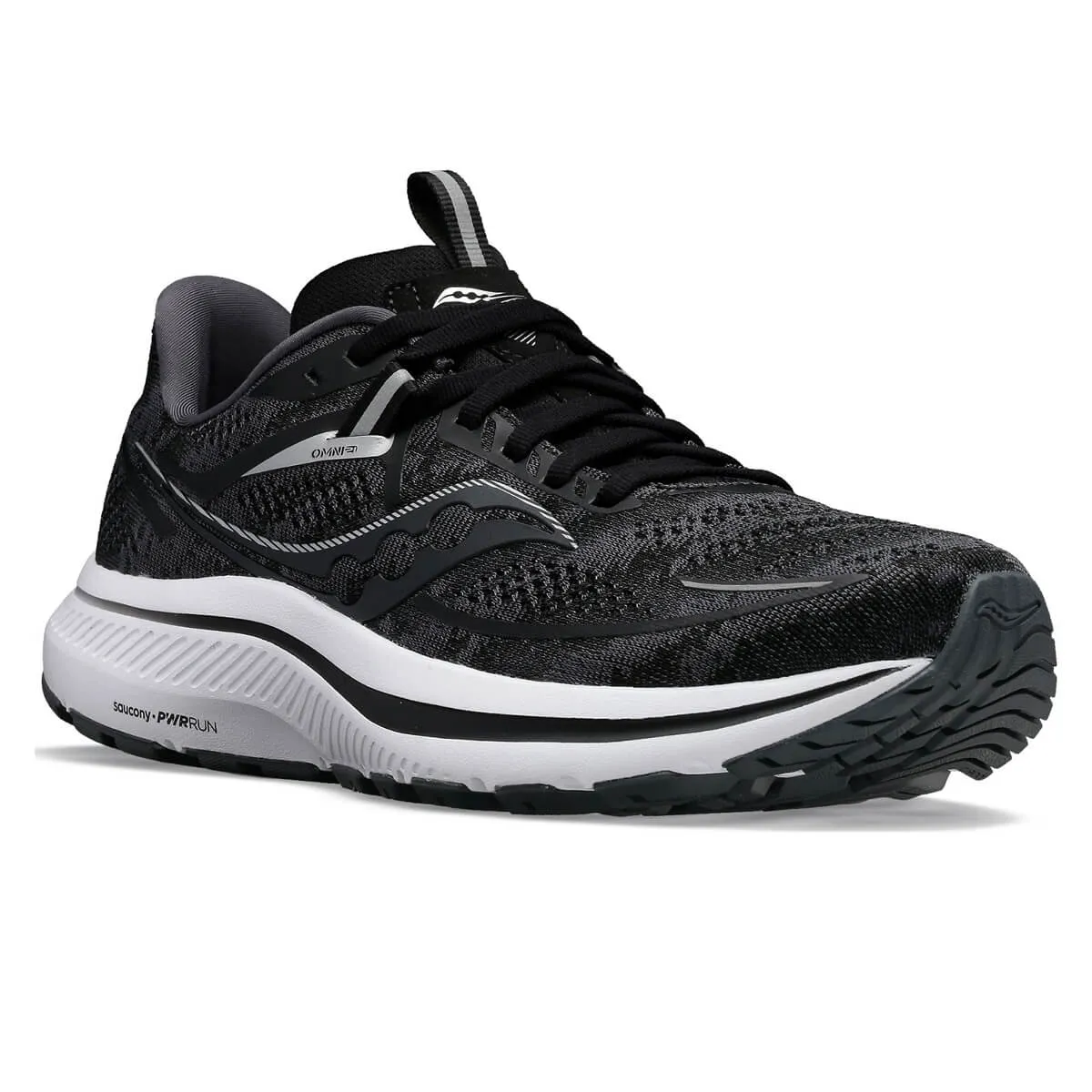 Saucony Omni 21 Womens | Black/white