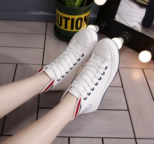 SH364 - Korean High top Canvas Shoes