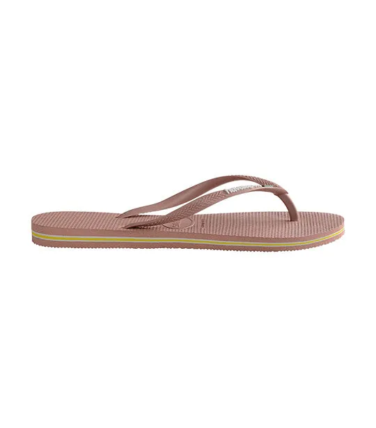 Slim Brazil Flip Flops Crocus Rose