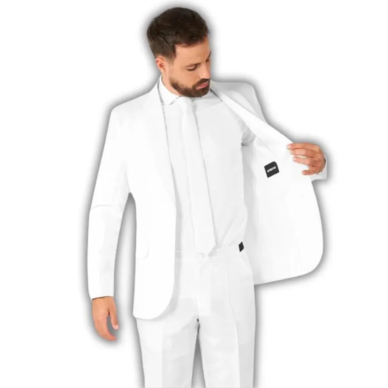 Solid White Suit