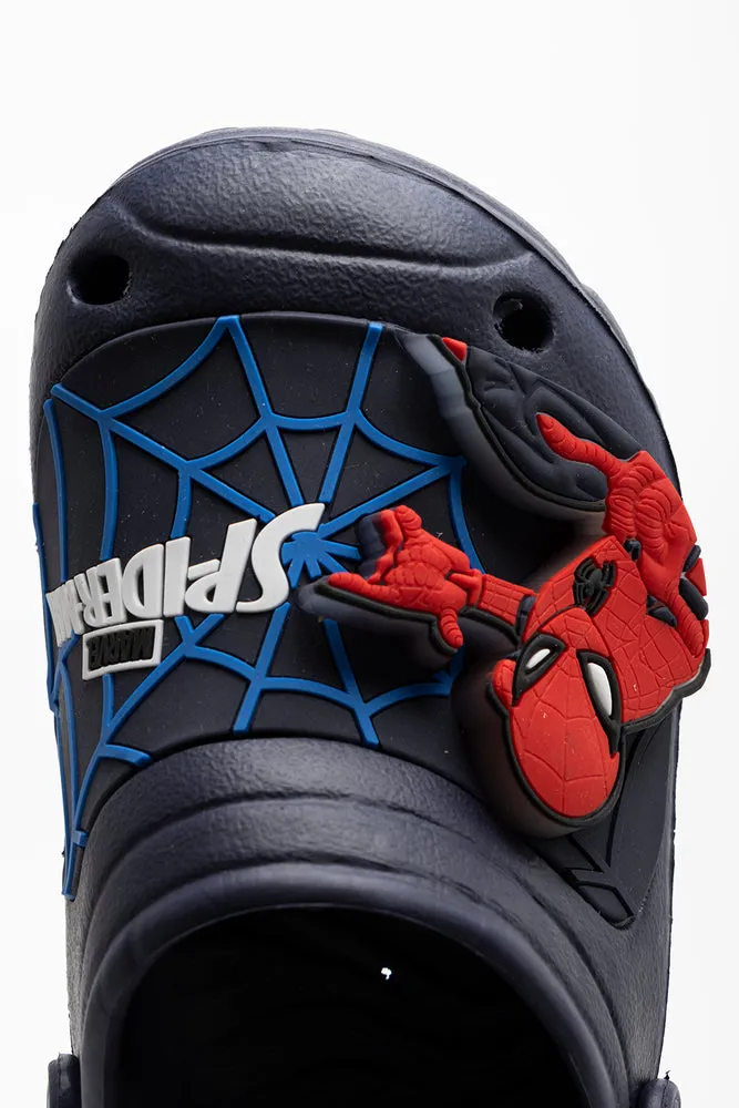 Spider-Man Light Up Clog Navy