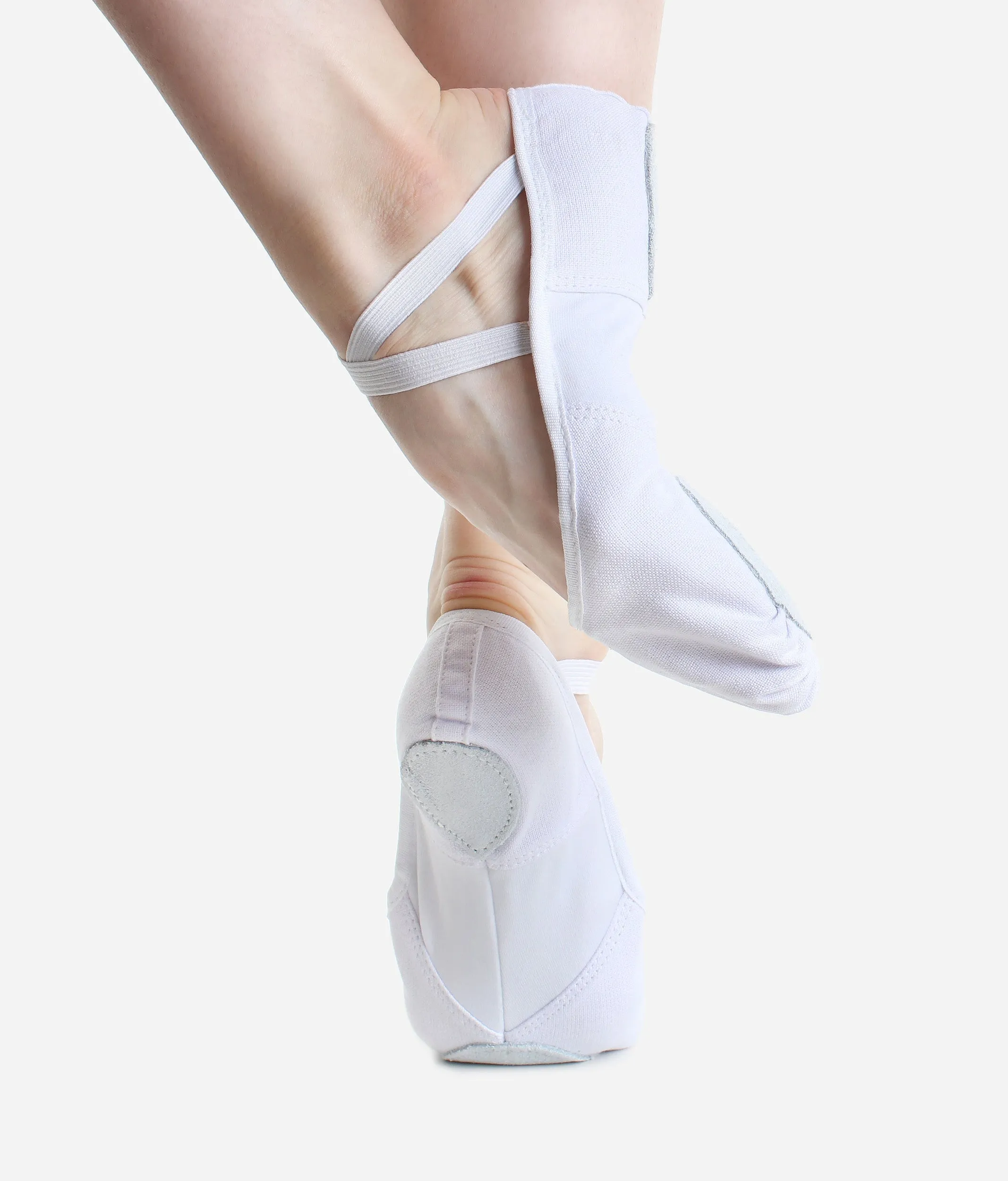 Split Sole Canvas Ballet Shoes - BAE13 L