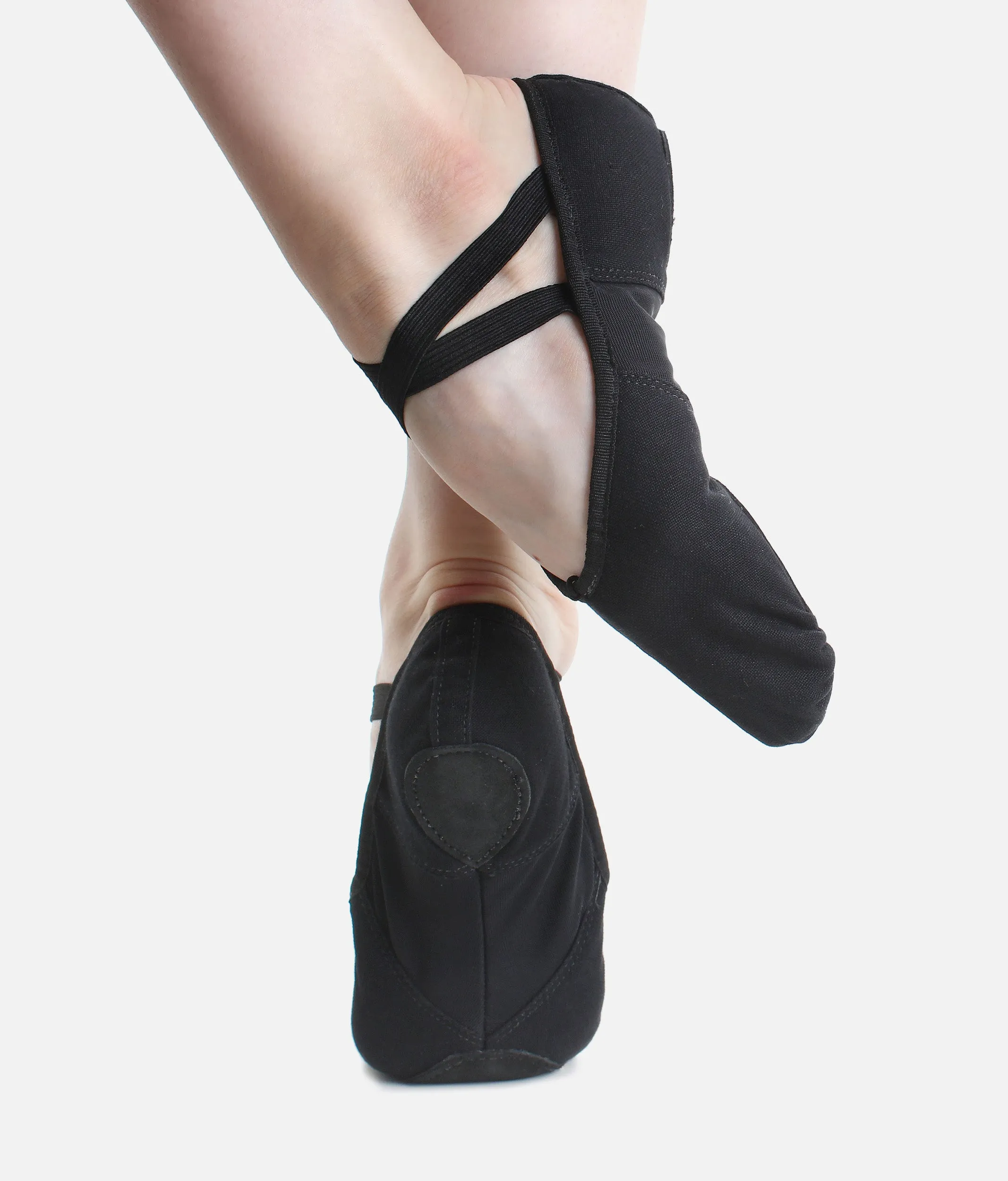 Split Sole Canvas Ballet Shoes - BAE13 L