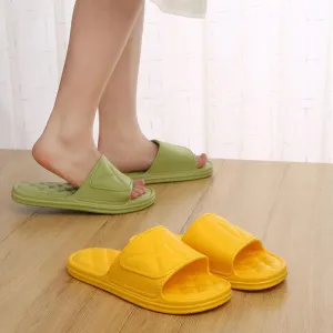 Summer Slippers Plaid Design Bath room Slippers For Women Shoes