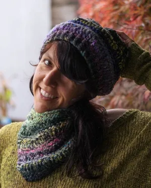 Super Bulky Dropstitch Hat & Cowl Loom Knitting Kit