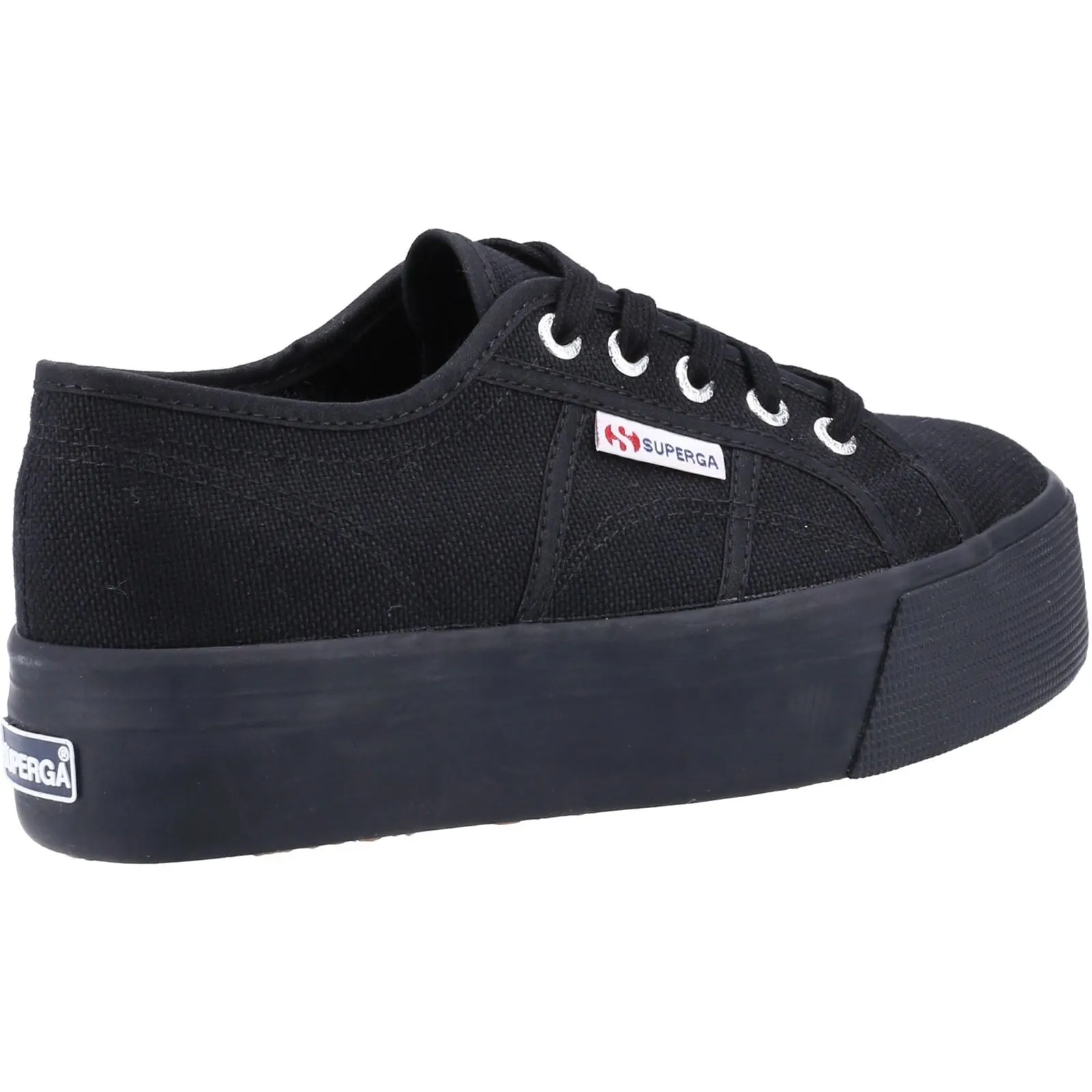 Superga 2790 Linea Up And Down 100% Cotton Women's Full Black Trainers