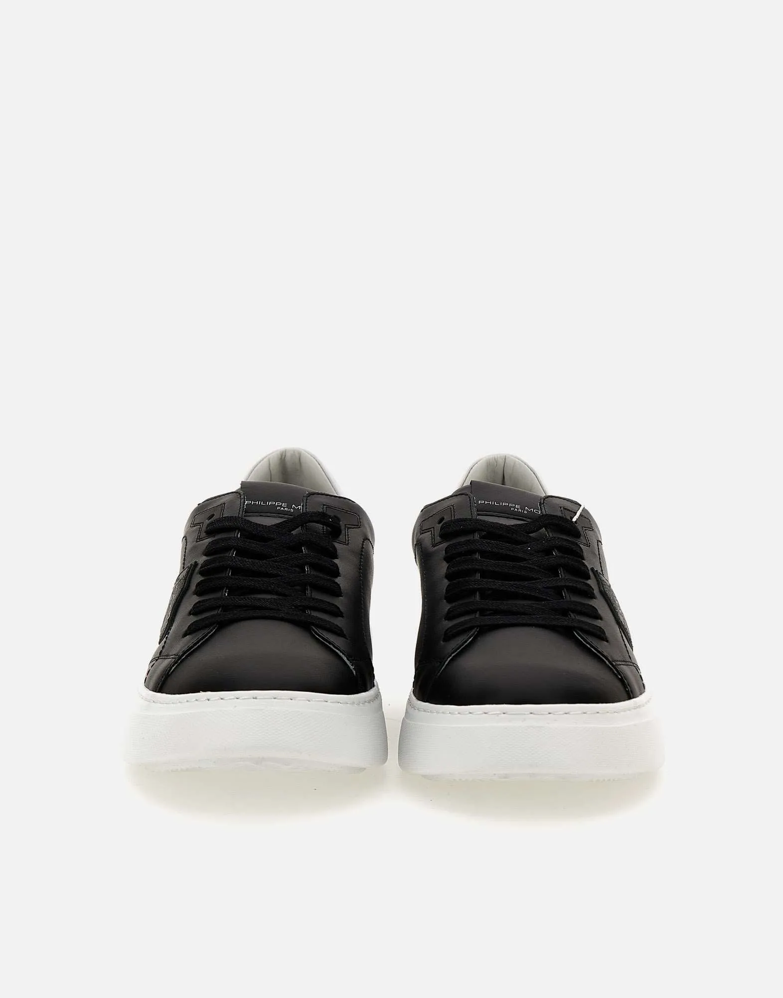 Temple Low Man Veau Sneakers in Black