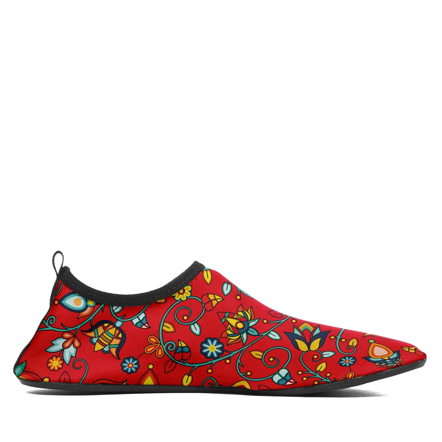 Thorny Path Red Kid's Sockamoccs Slip On Shoes