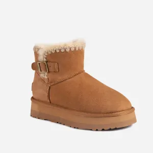 Ugg Eskimo Buckled Platform Mini Boots