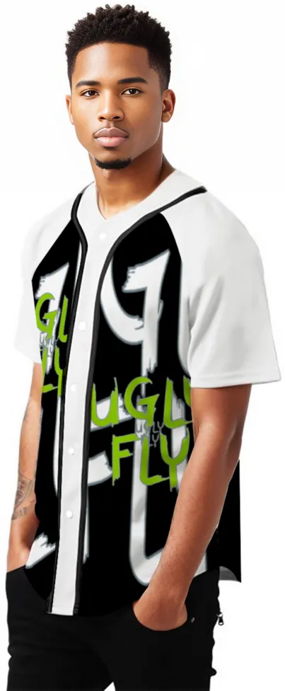 Ugly Fly Unisex Baseball Sports Jersey