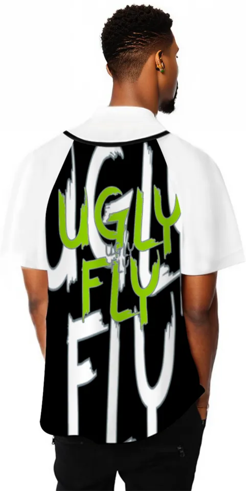 Ugly Fly Unisex Baseball Sports Jersey