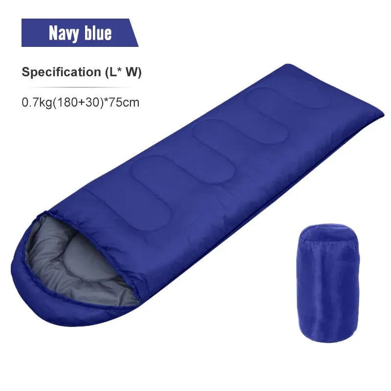 Ultra-Light Camping Sleeping Bag: 4-Season Warmth (Waterproof & Cotton)