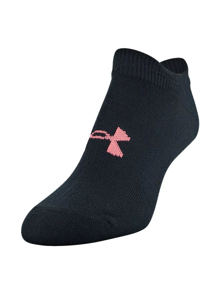 Under Armour Socks - Women's Essential No Show 6 Pack