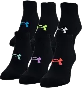 Under Armour Socks - Women's Essential No Show 6 Pack