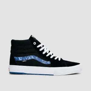 Vans BMX Sk8-Hi Shoes - Marble Black/White/Blue