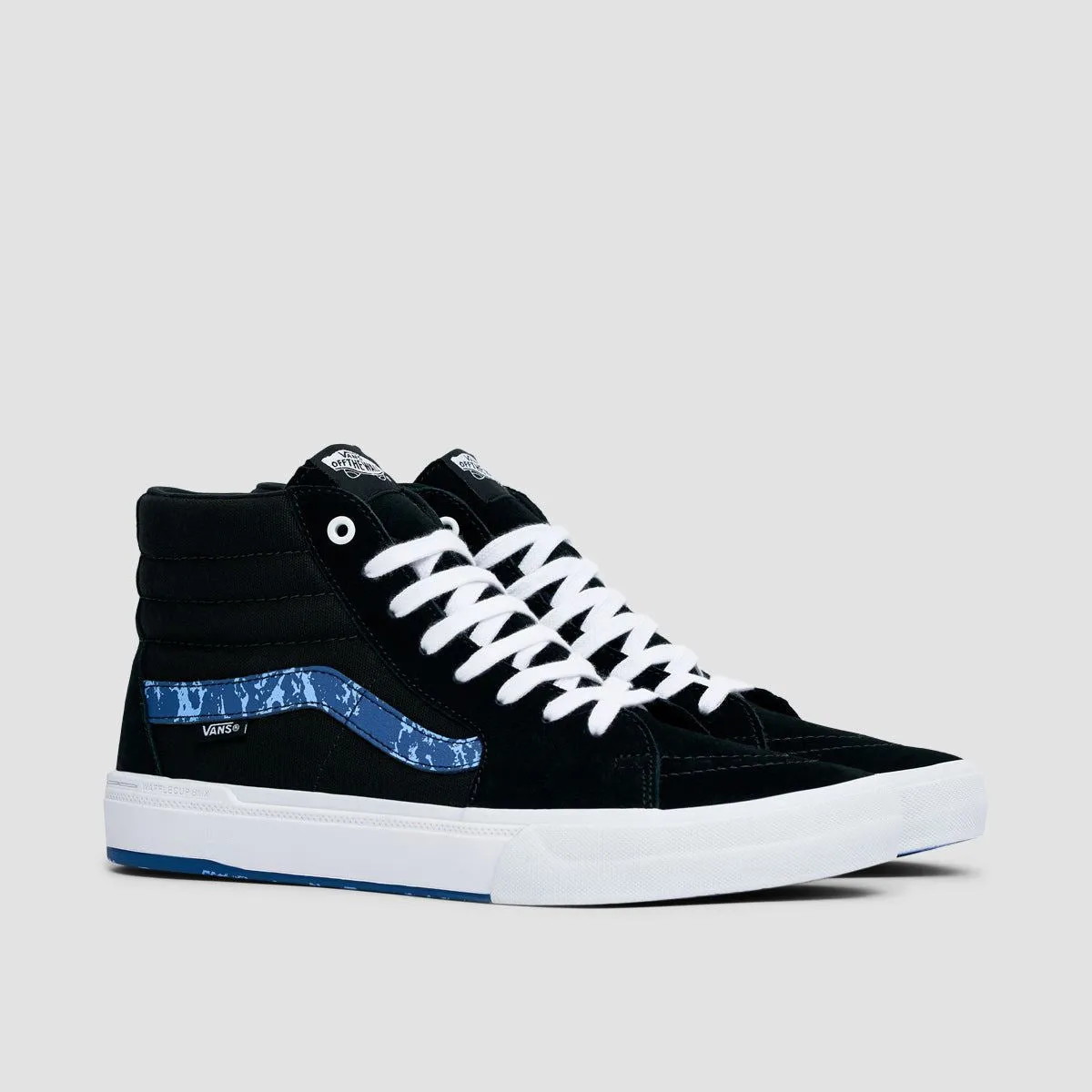 Vans BMX Sk8-Hi Shoes - Marble Black/White/Blue