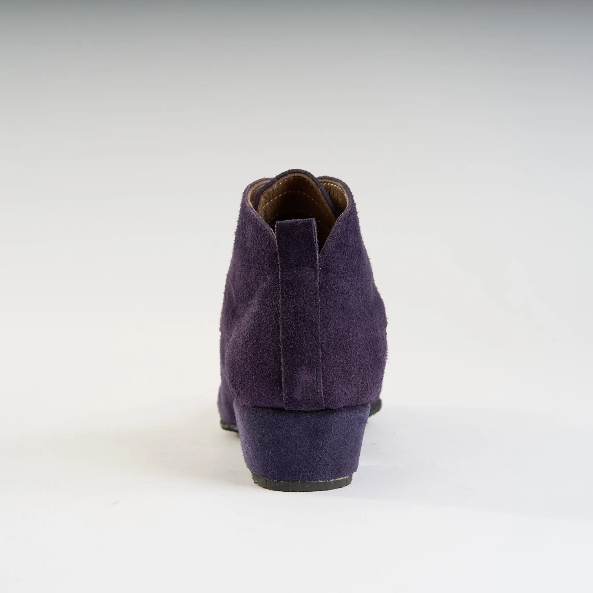 Velvet Violet Suede - Handmade Tango Trainers - Tita 9633