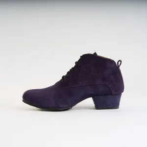 Velvet Violet Suede - Handmade Tango Trainers - Tita 9633