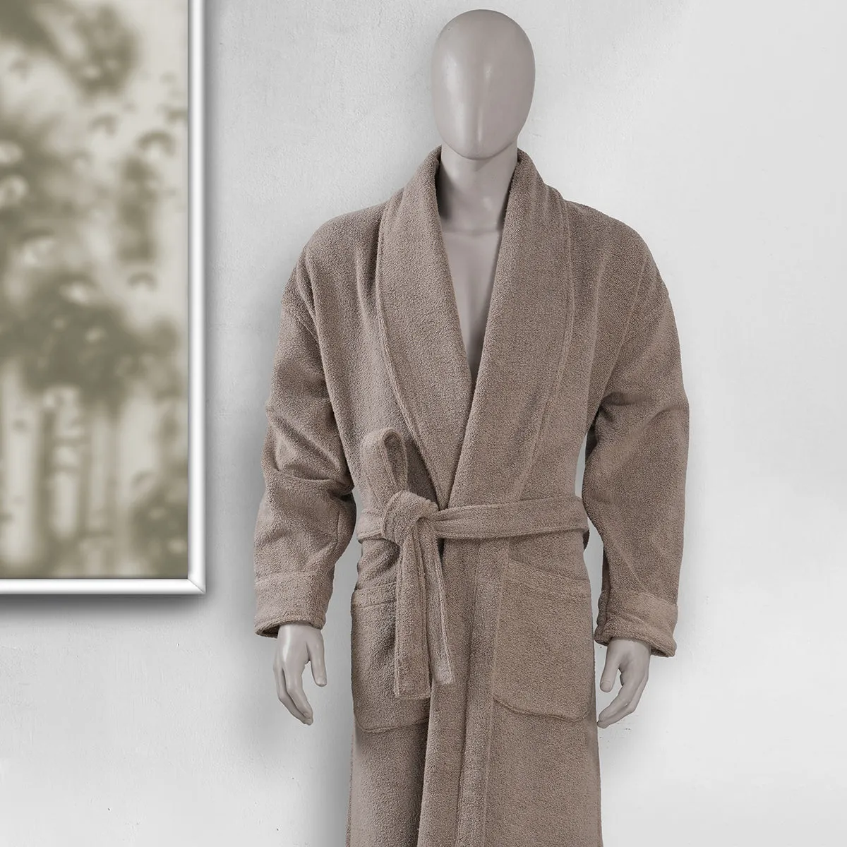 Vintage Soloman 100%Cotton Woven Bath Robe