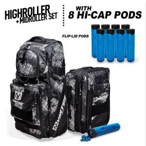 Virtue High Roller & Mid Roller Set   8 Hi-Cap Flip Lid Pods