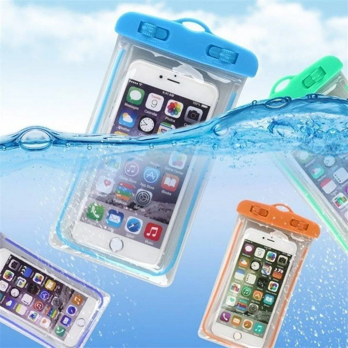 Waterproof Case Underwater PVC Bag Transparent Touch Screen Premium Cell Phone Pouch Cover For Travel