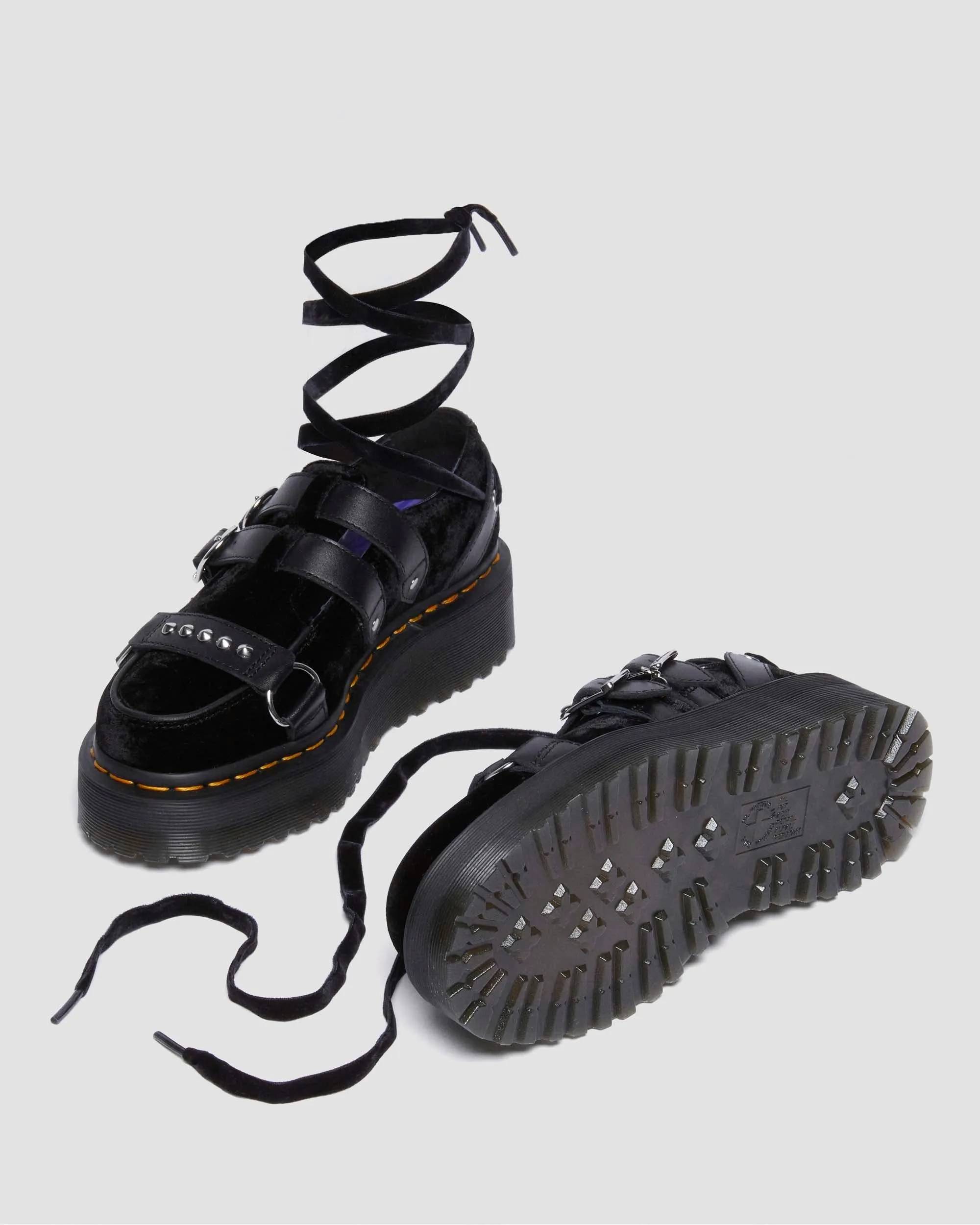 Wednesday Ramsey Quad Wanama Leather Platform Creepers