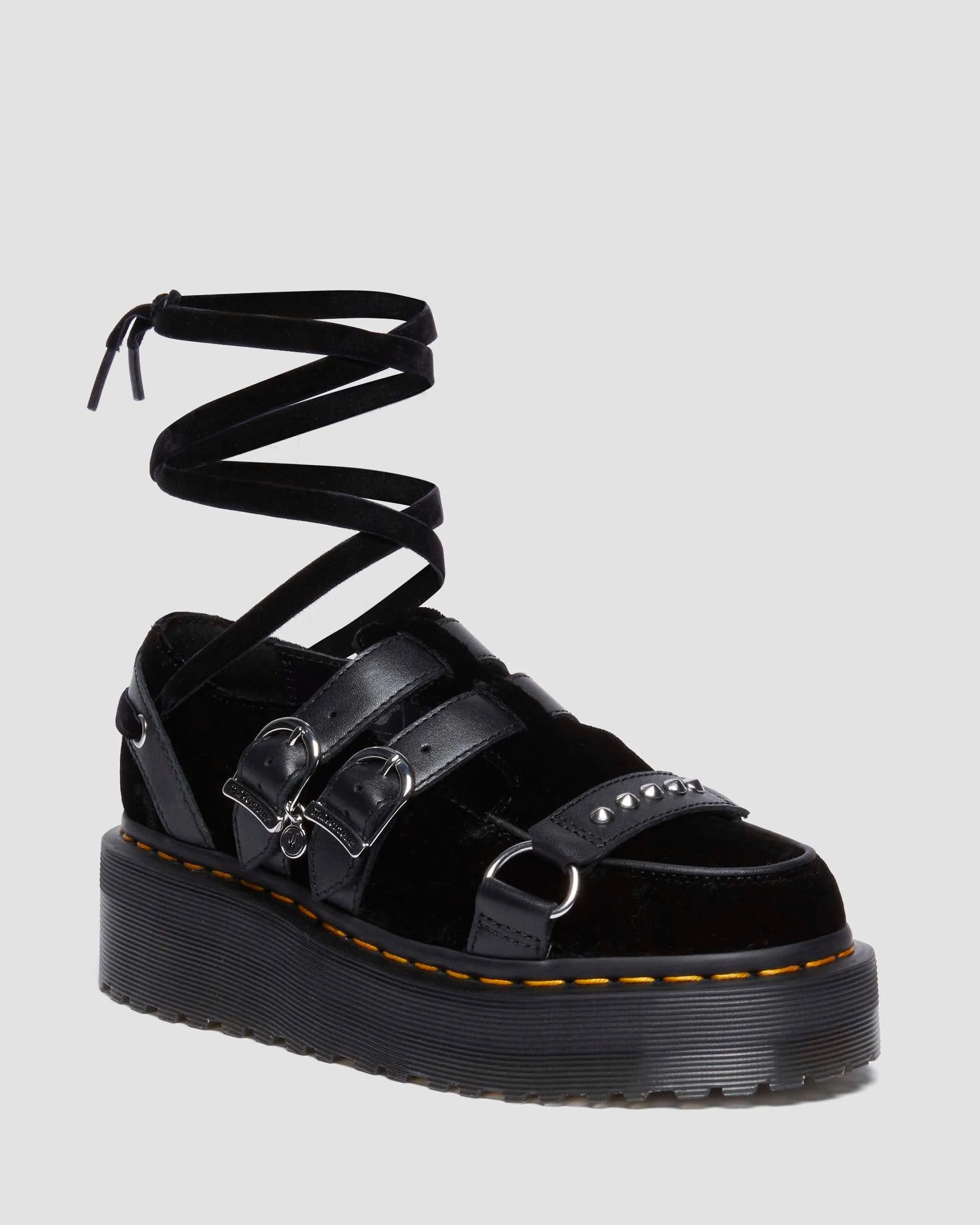 Wednesday Ramsey Quad Wanama Leather Platform Creepers