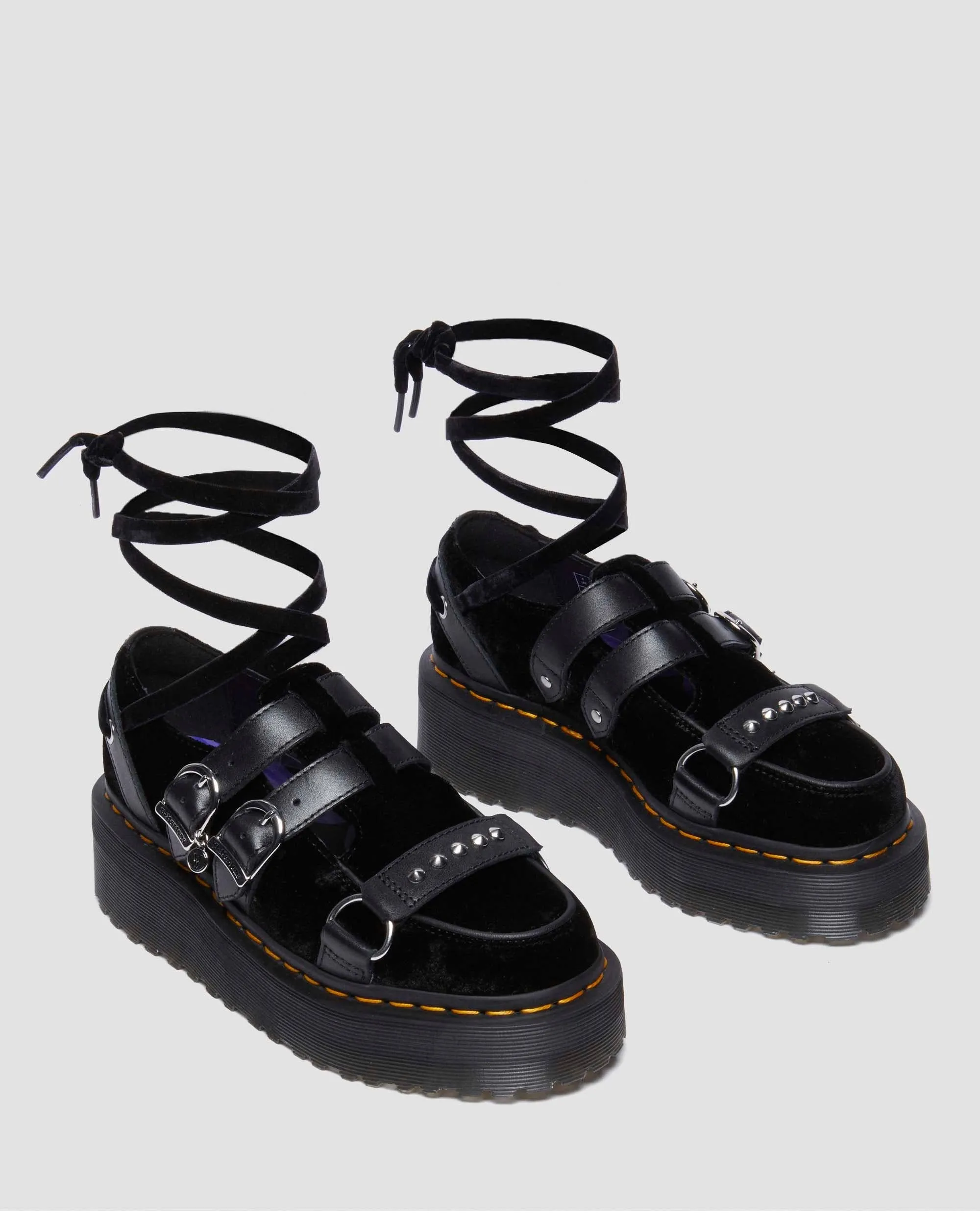 Wednesday Ramsey Quad Wanama Leather Platform Creepers