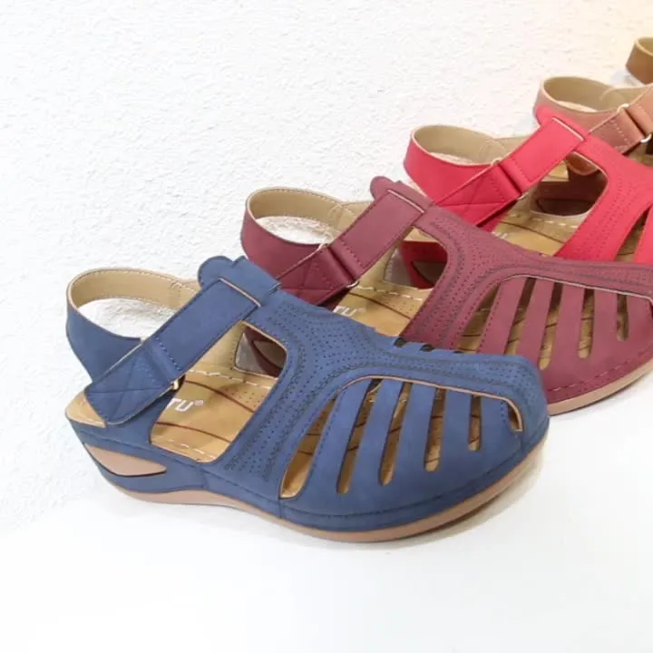 Women Vintage Wedge Sandals