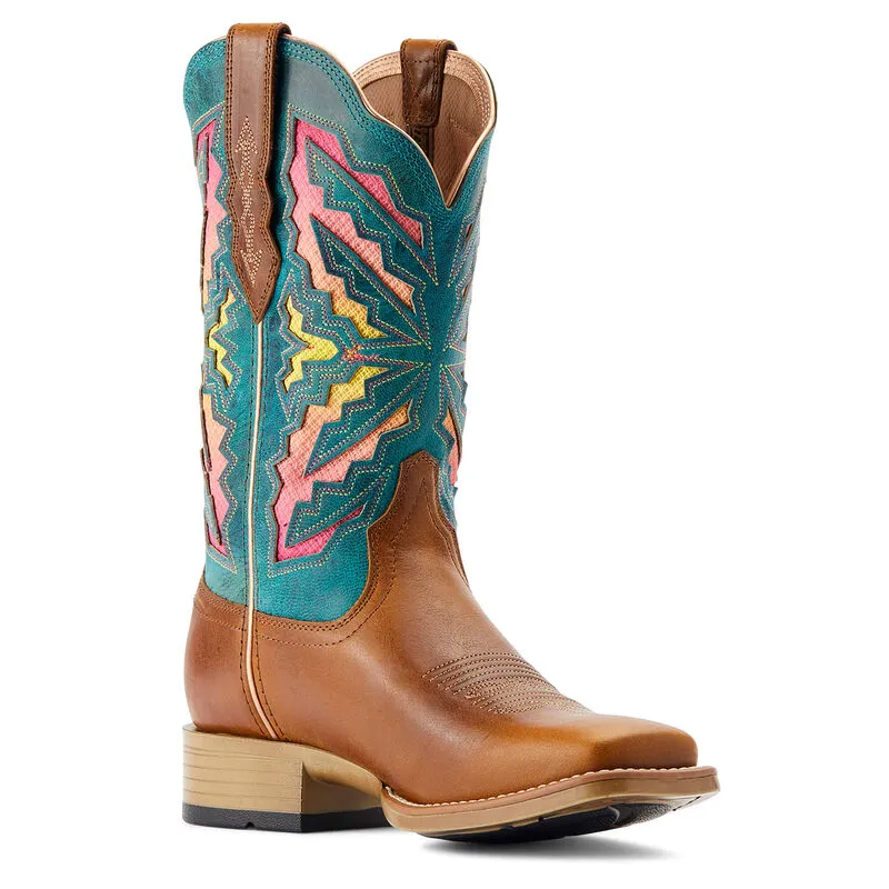 Women's Ariat 10044443 Laney VenTEK Western Boot Square Toe *Closeout*