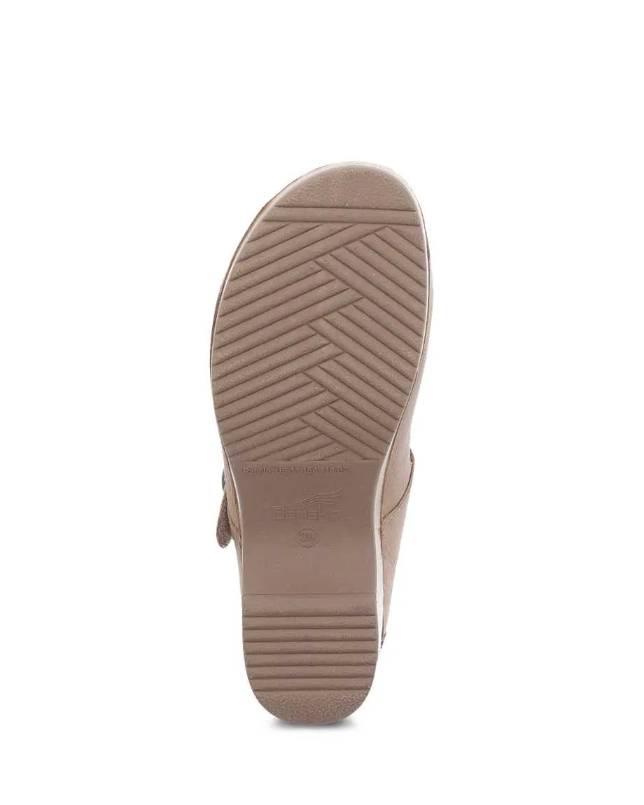 Women's Dansko Bria Color: Tan Burnished Nubuck