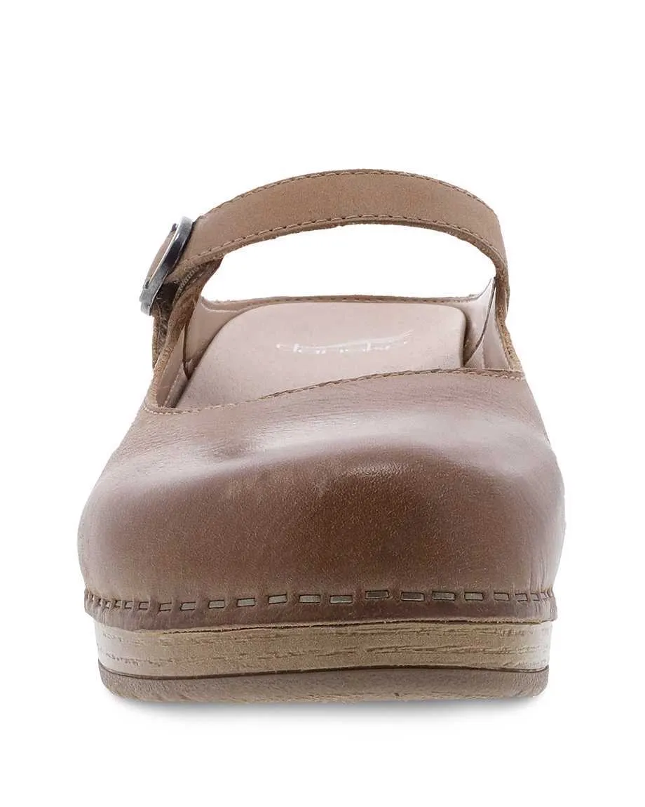 Women's Dansko Bria Color: Tan Burnished Nubuck