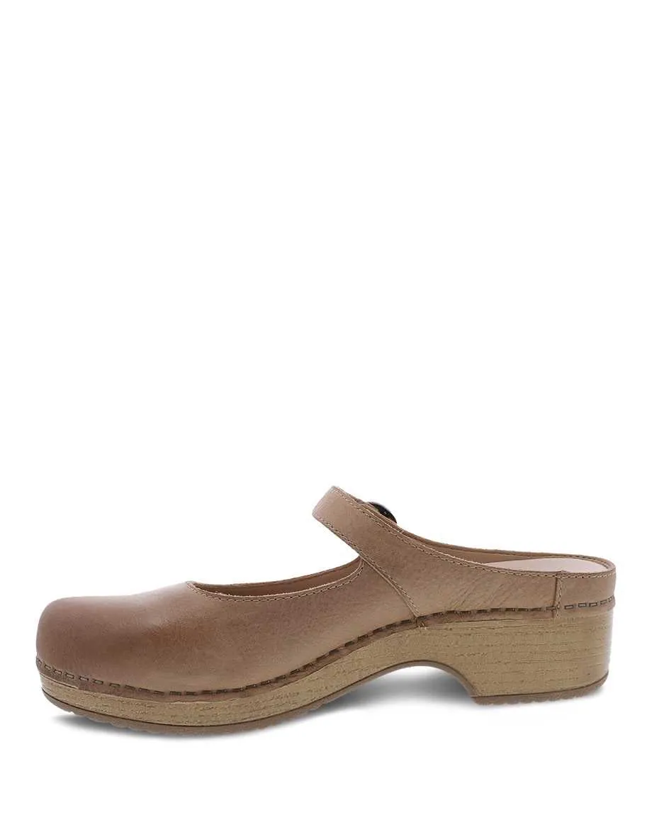 Women's Dansko Bria Color: Tan Burnished Nubuck