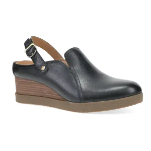 Women's Dansko Sheridan Mule Color: Black Waterproof Milled