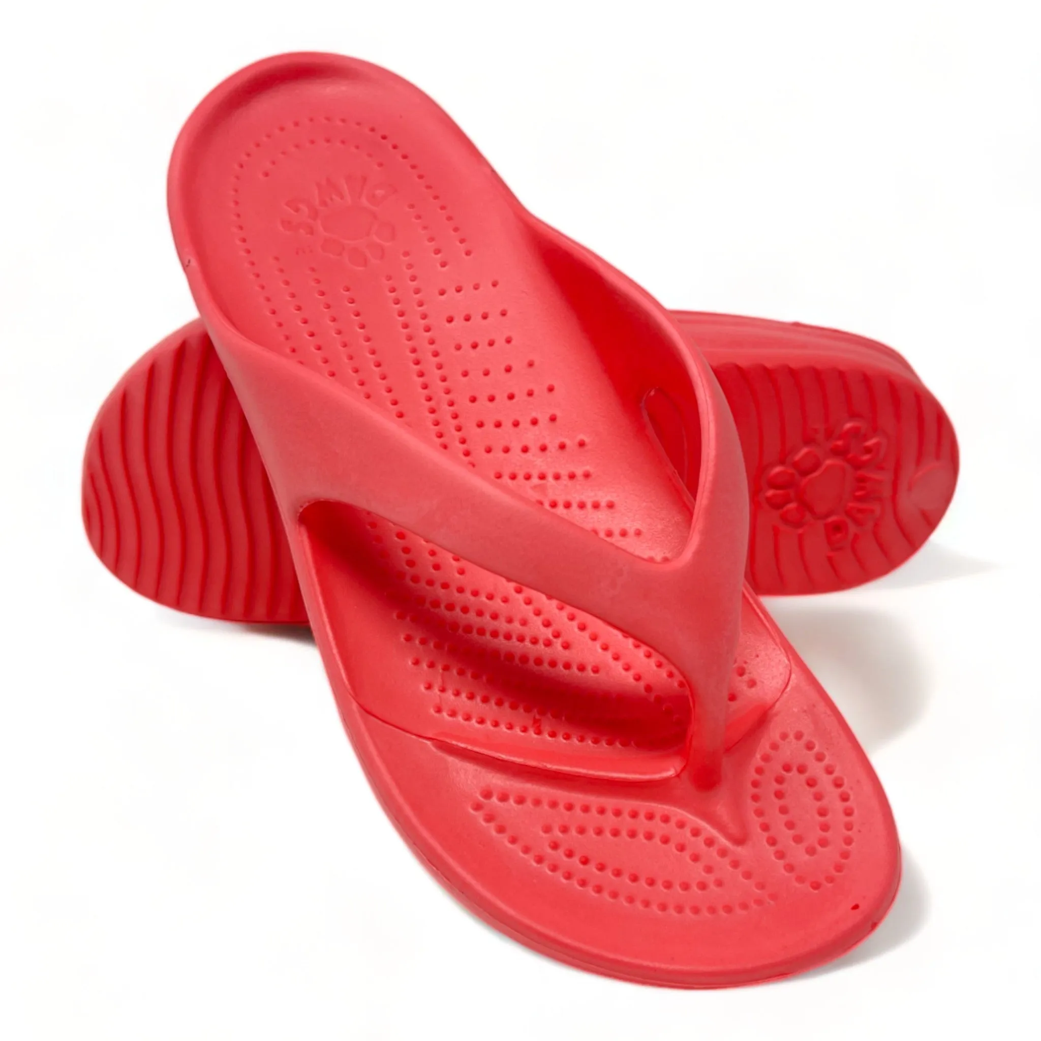 Women's Flip Flops - Melon